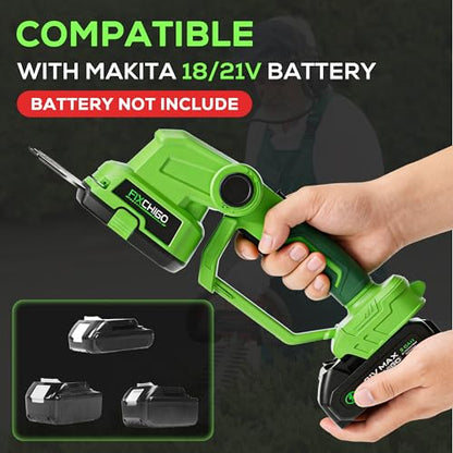 21V Cordless Hedge Trimmer, 2 in 1 Handheld Bush Trimmer Compatible with MAKITA 21V Battery(Battery not Included), Electric Grass Shear for Garden Yard Lawn Care, Powerful & Lightweight - size: Hedge Trimmer Only