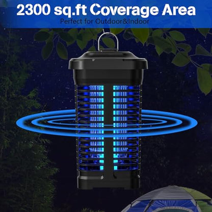 4300V 18W Bug Zapper, Electric Mosquito Killer