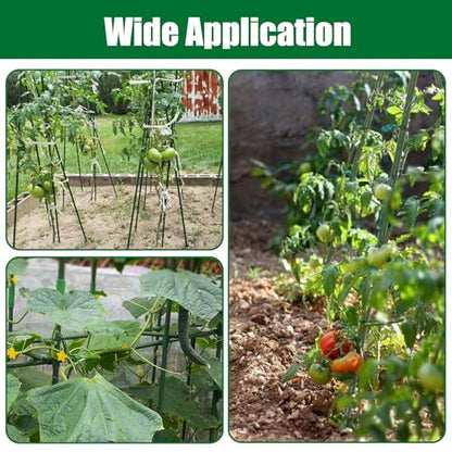 25 Pack 55 Inch Tall Plant Stakes for Tomatoes & Climbing Plants - size: 55 Inches
