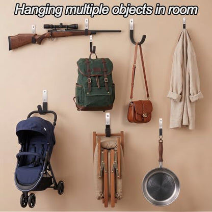 Heavy Duty Wall Hook Kit, Enhanced Garage Wall hooks, Tool Organizer