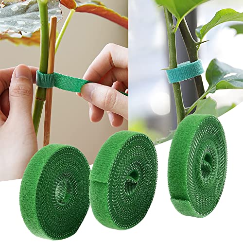 4 Rolls Plant Tape, Reusable Garden Ties for Climbing Plants, for Outdoor Houseplants