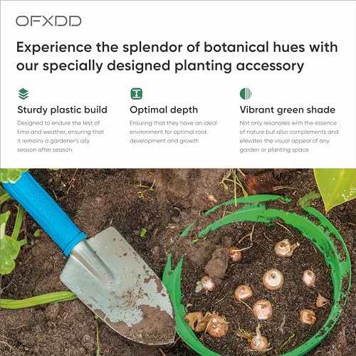 Plant Trays 12 Pcs - Plastic Trays for Bulb Planting - Seedling Trays - Planting Basket for Onion, Flower Bulbs