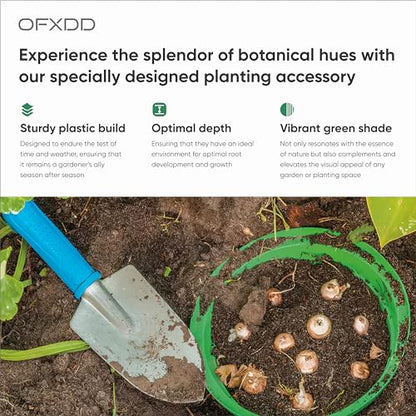 Plant Trays 12 Pcs - Plastic Trays for Bulb Planting - Seedling Trays - Planting Basket for Onion, Flower Bulbs