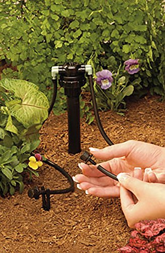Orbit 3-Pack 67005 4-Port Drip Irrigation Manifold for 1/4 Inch Tube - Efficient Water Distribution for Your Garden