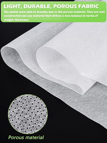 Thicker Plant Covers Freeze Protection 1.77 oz/yd², 8.2ft x 33ft Reusable - size: 8.2 x 33FT
