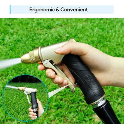 Garden Hose Nozzle, Heavy Duty Metal Spray Nozzle