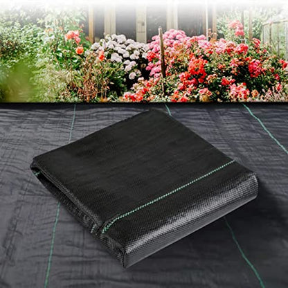 4ftx50ft Weed Barrier Landscape Fabric Heavy Duty，Weed Block Gardening Ground Cover Mat, Weed Control Garden Cloth ，Woven Geotextile Fabric for Underlayment，Commercial Driveway Fabric - size: 3.2oz-4ftx50ft
