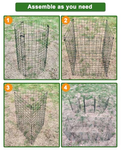 Plant Cages for Outdoor Plants - Metal Wire Mesh Plant Protector Cage/Guard