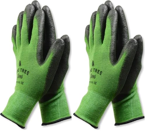 Bamboo Gardening Gloves – Rubber Coated, Touchscreen Friendly, Breathable & Lightweight – for Men & Women