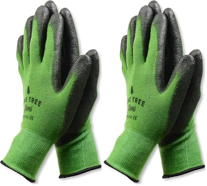 Bamboo Gardening Gloves – Rubber Coated, Touchscreen Friendly, Breathable & Lightweight – for Men & Women