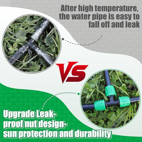 28 Pcs 1/2 Inch Drip Irrigation Fittings Kits,Drip Hose Connector - size: 28 PCS 1/2 Fitting