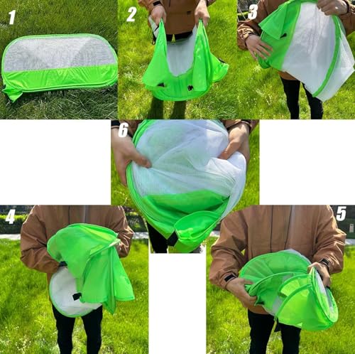 Pop-up Garden Mesh Plant Cover Outdoor Tent Garden Cover Mesh Bird and Pest Protection Guard for Raised Bed Protection Fruits Vegetables Seedlings and Herbs (1pcs 35.4x35.4x27.5in Without Bottom) - style: 1pcs 35.4x35.4x27.5in without bottom