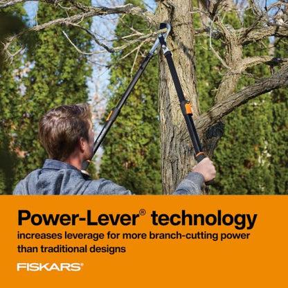 Fiskars - 91686935J 25 Inch Extendable Power-Lever Lopper - style: 25" Lopper (Extendable)