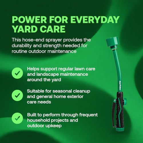Rain Bird TRNZLWAND16 Watering Wand Garden Hose Nozzle, 16 Inch - Green and Black - size: 16 Inches