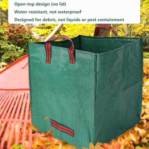 Reusable Garden Waste Bags (4 Pack) Large 125L Self-Standing Yard Bags - color: 4 Pack