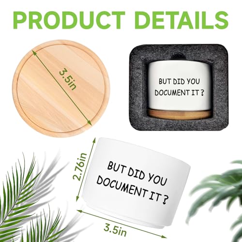 Office Desk Shelf Decor, Ceramic Succulent Plant Pot (Plants Not Included) - style: But did you document it