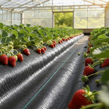 VEVOR 13x115FT 3.5oz Weed Barrier Fabric Heavy Duty, Landscape Fabric, Woven Weed Blocker Fabric, Garden Weed Fabric, Weed Control Fabric Ground Cover, Landscaping Cloth, Weed Mat, Black - size: 13FT*115FT-3.5oz