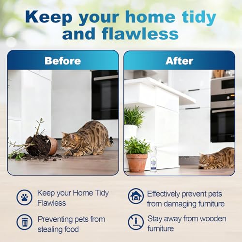 Cat Spray Deterrent, Motion Activated, [2 Pack] for Cat & Dog White - color: White-2 Pack