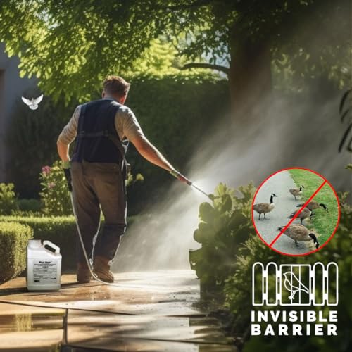 Bird-X Bird Stop Repellent for Geese Woodpeckers Pigeons One Gallon