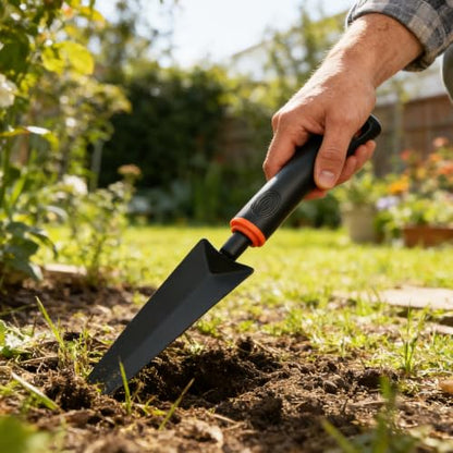 Garden Trowel, Portable Garden Weeder Tool, Gardening Trowel for Vegetable Gardening Backyard Farm Planting(Black Shovel) - color: Black Shovel