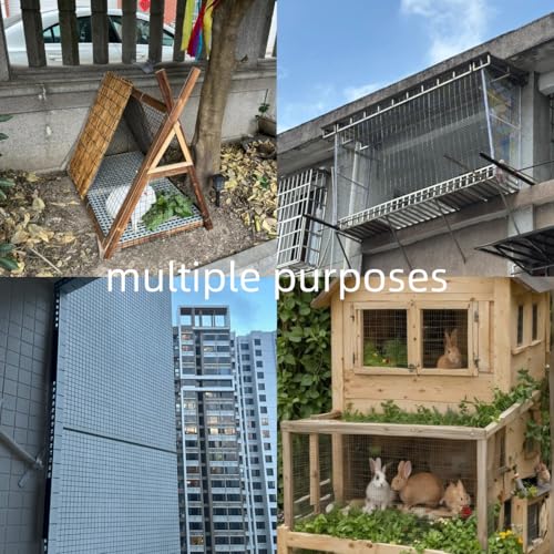 19 Gauge Galvanized Hardware Cloth, Welded Wire Metal Roll Chicken Fence Wire Mesh Screen Roll, Garden Rabbit Fencing, Snake Fence, Chicken Gopher Racoons (1/2 Inch-16Inch x 20Ft) - size: 1/2 Inch-16Inch x 20Ft