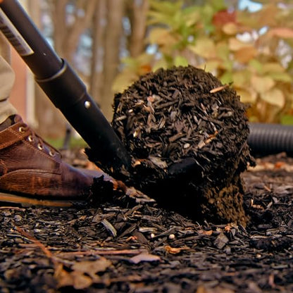 Root Slayer RS233 Perennial Garden Shovel, Fiberglass Shaft, Black - color: Black, size: Medium