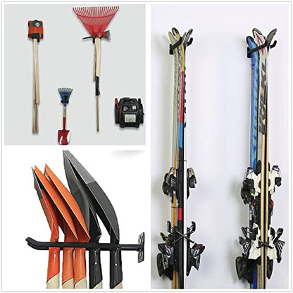 TORACK 4-Pack Garage Storage System Hooks, Wall Mount Tool Organizer - size: 4-Pack 12.4" Heavy Hooks