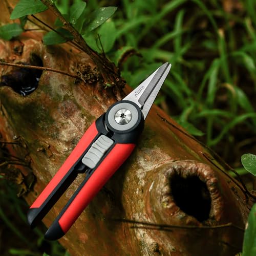 LIVINGO Garden Pruning Shears Floral Scissors with Straight Blade