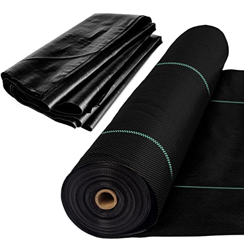 Super Geotextile Woven Geotextile Fabric for Driveway and Road Stabilization, Construction Underlayment, Erosion Control, Commercial Grade 50 Year for Gravel Roads and Pavers (6x100) - size: 6' x 100'