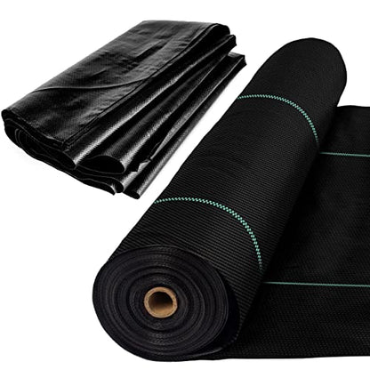 Super Geotextile Woven Geotextile Fabric for Driveway and Road Stabilization, Construction Underlayment, Erosion Control, Commercial Grade 50 Year for Gravel Roads and Pavers (6x100) - size: 6' x 100'
