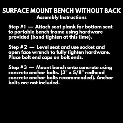 COATEDOUTDOORFURNITURE Bench, Green, Expanded, 6Ft, No Back, Surface - color: Green, size: 6 Ft, No Back Surface Mount
