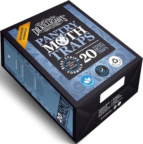 Dr. Killigan's Pantry Moth Traps with Pheromones Prime, 6 Pack, Blue - color: Blue