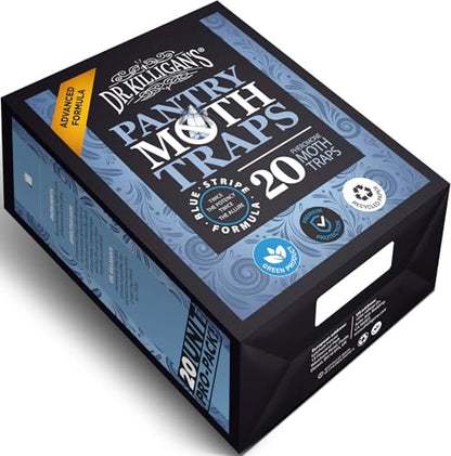 Dr. Killigan's Pantry Moth Traps with Pheromones Prime, 6 Pack, Blue - color: Blue