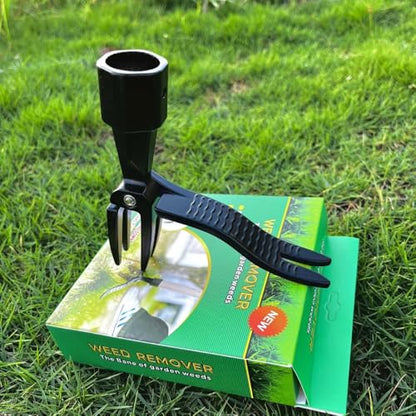 Stand on Weeding Tool, Long Handled Lawn Weeder