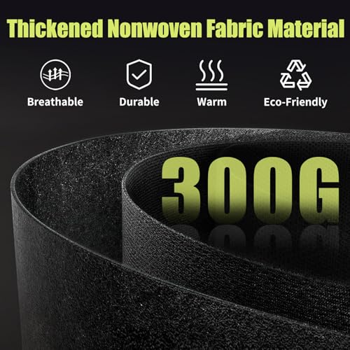 Grow Bags 2 Pack 5 Gallon Plant Pots 300G Nonwoven Fabric Garden Nursery Pots with Handles for Plants Potato Tomato Vegetables Flowers Grow Bags - size: 5 Gallon