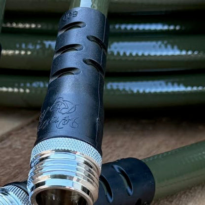 Water Right Polyurethane Garden Hose, 75 Ft, Non-toxic, 1/2” ID, Olive - color: Olive, size: 75-Foot, style: Brass Fittings