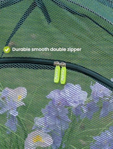 Pop up Gardening Net Cover,44x21.6x31.5 inches Pack of 2,Pest Guard Cover for Vegetables Fruits Durable Plant Gardening Net, Pop-Up Chicken Pen for Small Animals Outdoor Run and Pet Enclosure - size: 44x21.6x31.5 inches