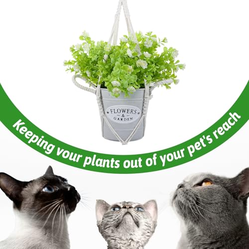 Macrame Plant Hanger 2 Pack Hanging Planters Baskets for Indoor Plant
