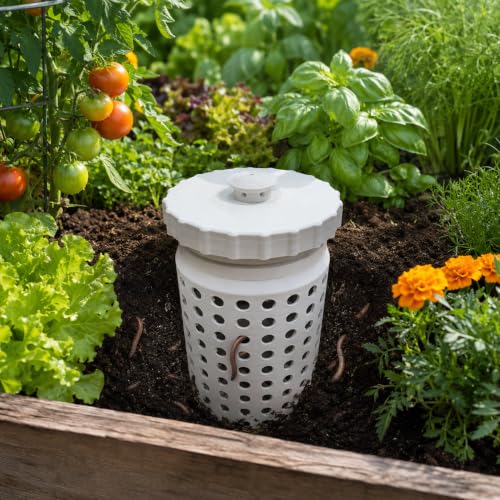 Underground Worm Farm Mini Vermicomposting Bin for Garden Use Composter Made in The USA