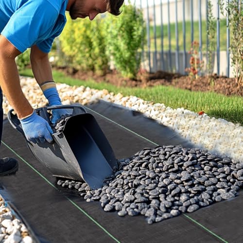 4ft x 100ft Weed Barrier Landscape Fabric Heavy Duty Premium Weed Control Fabric Durable & Eco-Friendly Weed Block Gardening Mat Landscaping Fabric - size: 4ft x 100ft