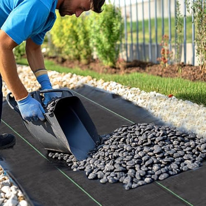 4ft x 100ft Weed Barrier Landscape Fabric Heavy Duty Premium Weed Control Fabric Durable & Eco-Friendly Weed Block Gardening Mat Landscaping Fabric - size: 4ft x 100ft