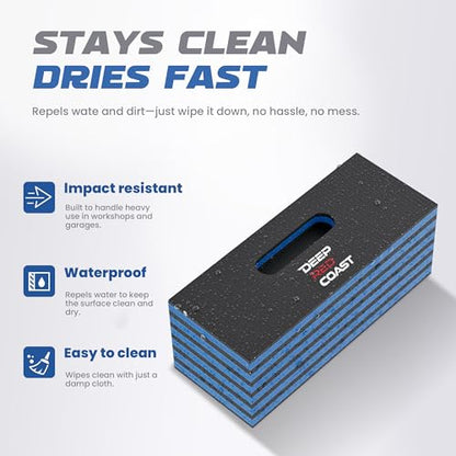 Folding Kneeling Pad, 47 x 15.8 Inch - color: Blue