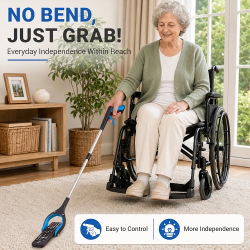 Grabber Reacher Tool - 32” Extra Long Foldable Gripper and Reaching Tool - color: 6-pack
