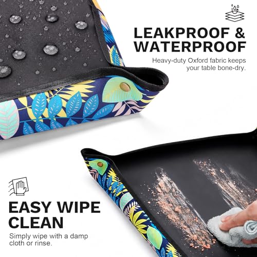 LIHAO Repotting Mat, 29.5x29.5 Waterproof Potting Tray for Indoor Plants