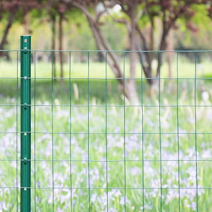 Green PVC Coated Welded Wire Fence 48" x 25' Roll, 2"x3" Mesh, 16 Gauge - color: Green, size: 2''x3'' 16GA 48''x25'