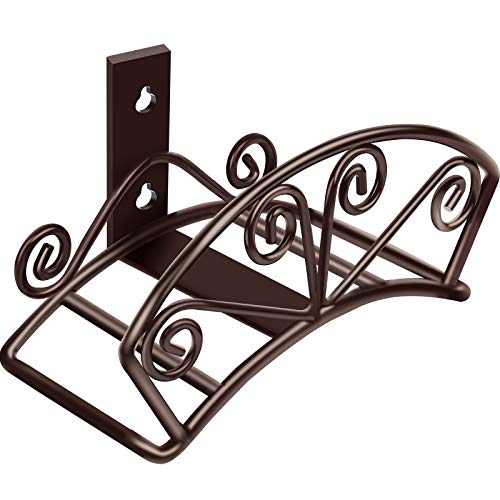 TomCare Garden Hose Holder, Heavy Duty 150 ft Capacity Hose Hanger - color: Bronze, size: M（13.2“ x 5.7” x 7"）