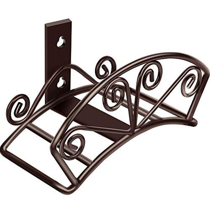 TomCare Garden Hose Holder, Heavy Duty 150 ft Capacity Hose Hanger - color: Bronze, size: M（13.2“ x 5.7” x 7"）