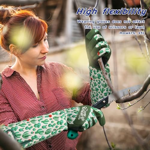 Schwer Gardening Gloves for Women, Reinforced Fingertips & Palm, L010, L - size: Large