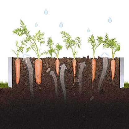 Galvanized Raised Garden Bed 6x3x1ft 2-Pack - size: 6x3x1ft (2 pcs)