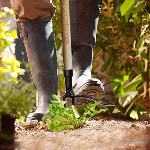 UpBloom - Stand Up Weed Puller Tool with Long Handle - Remover Yard and Garden for Easy Gardening - Durable Hand Supplies